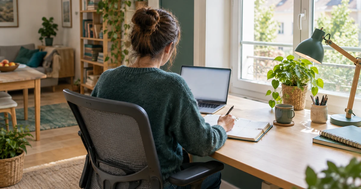 Bien s&rsquo;organiser pour travailler chez soi : espace, horaires, routines
